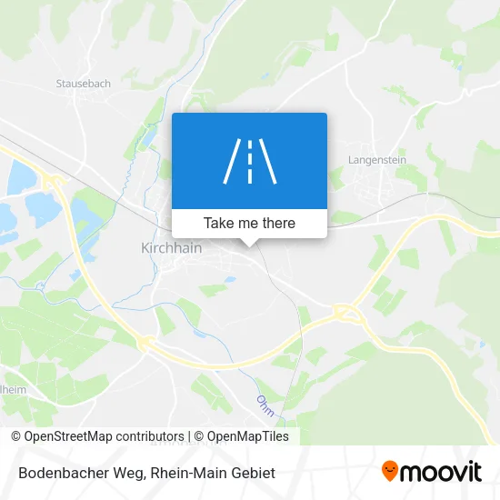 Карта Bodenbacher Weg