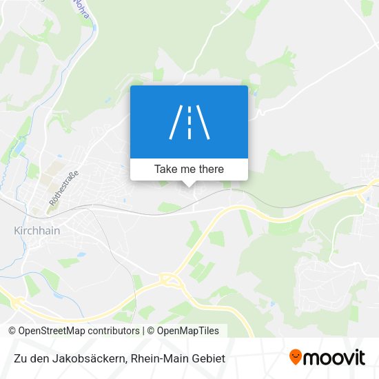 Карта Zu den Jakobsäckern