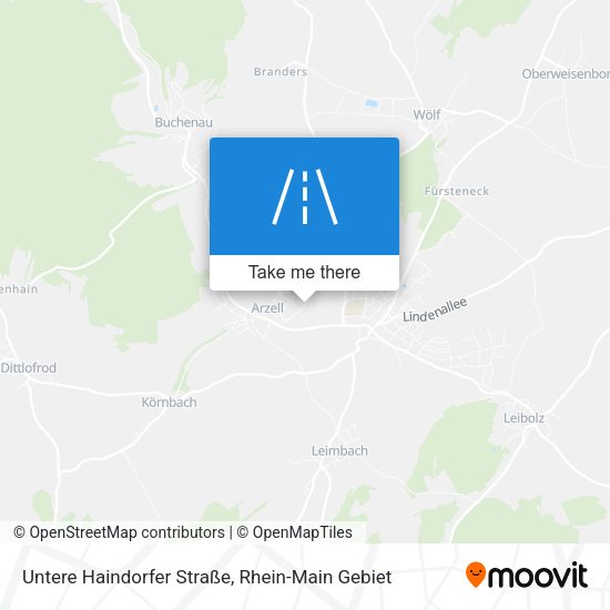 Untere Haindorfer Straße map