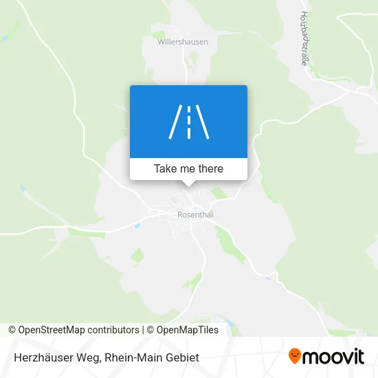 Карта Herzhäuser Weg