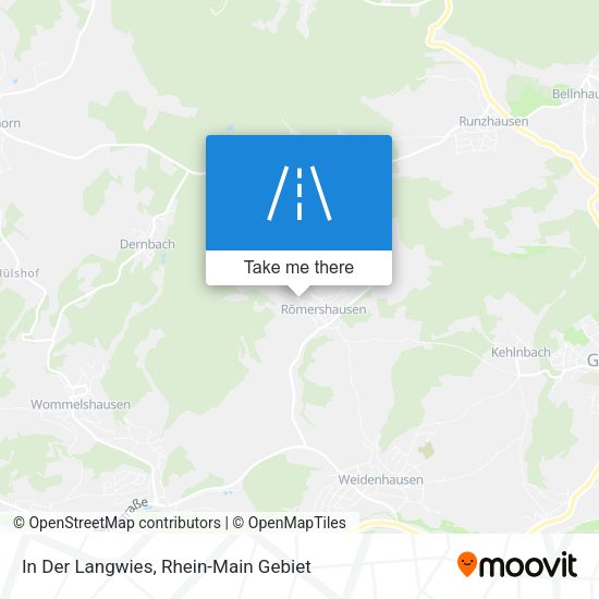 In Der Langwies map