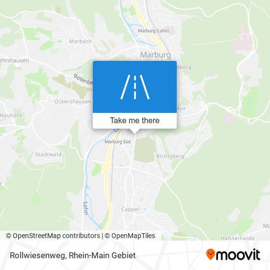 Rollwiesenweg map