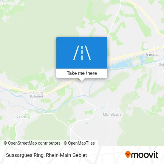 Карта Sussargues Ring