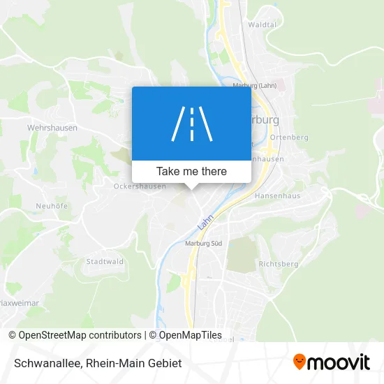 Карта Schwanallee