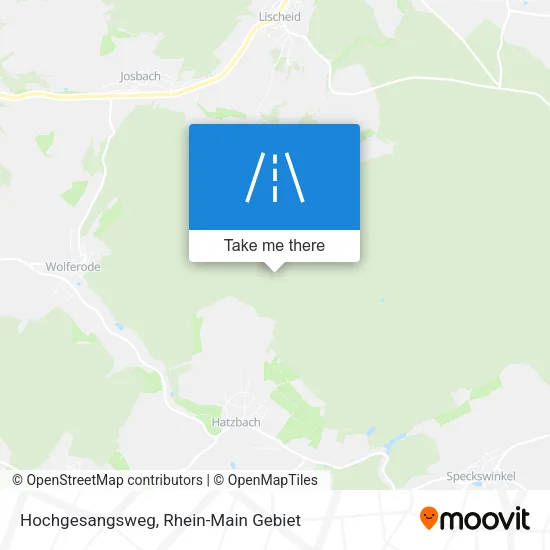 Карта Hochgesangsweg