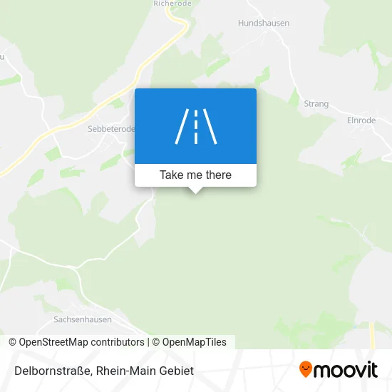 Карта Delbornstraße