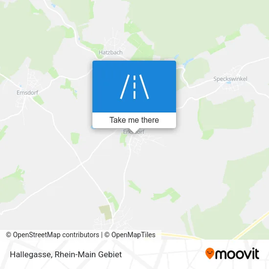 Карта Hallegasse