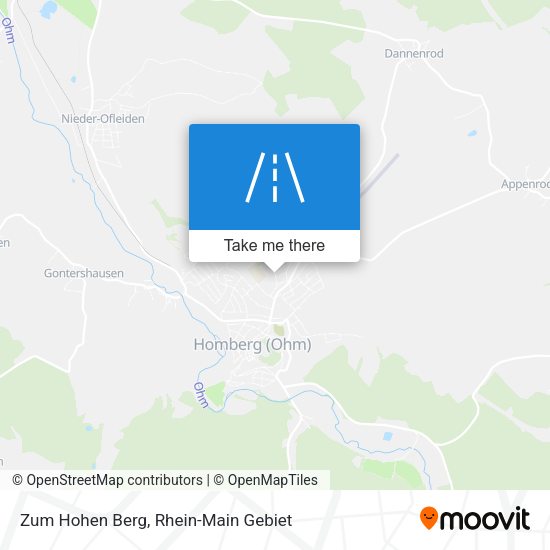 Zum Hohen Berg map