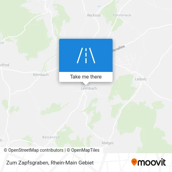 Карта Zum Zapfsgraben