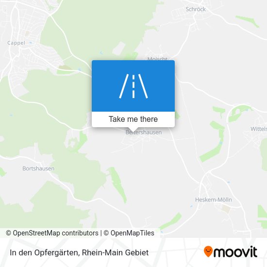 In den Opfergärten map