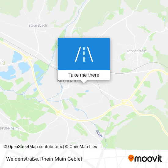 Карта Weidenstraße