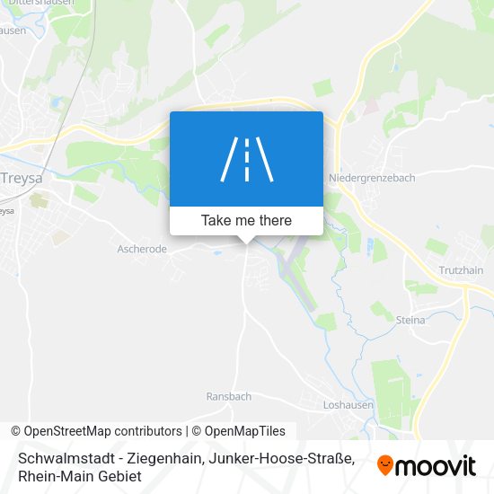 Schwalmstadt - Ziegenhain, Junker-Hoose-Straße map