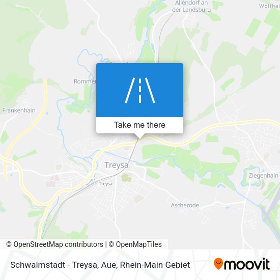 Schwalmstadt - Treysa, Aue map