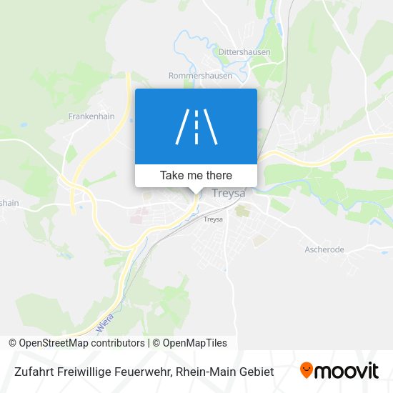 Zufahrt Freiwillige Feuerwehr map
