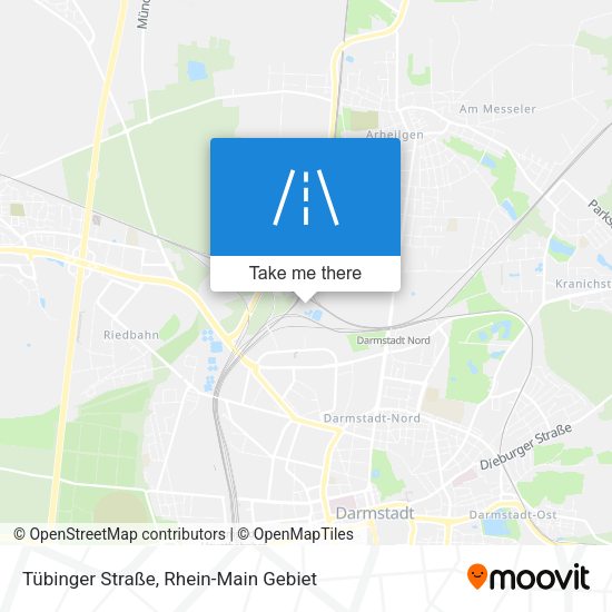Tübinger Straße map