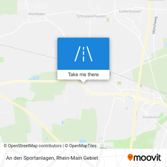 Карта An den Sportanlagen