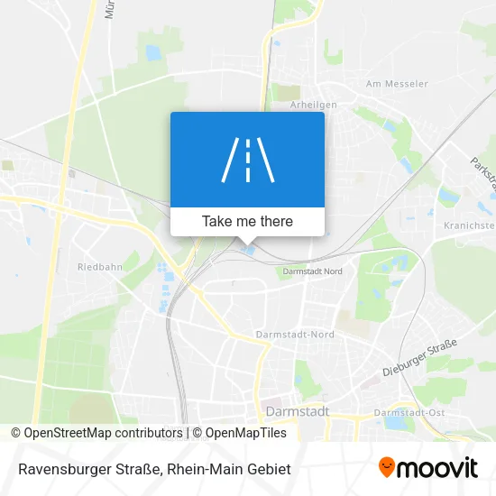 Карта Ravensburger Straße