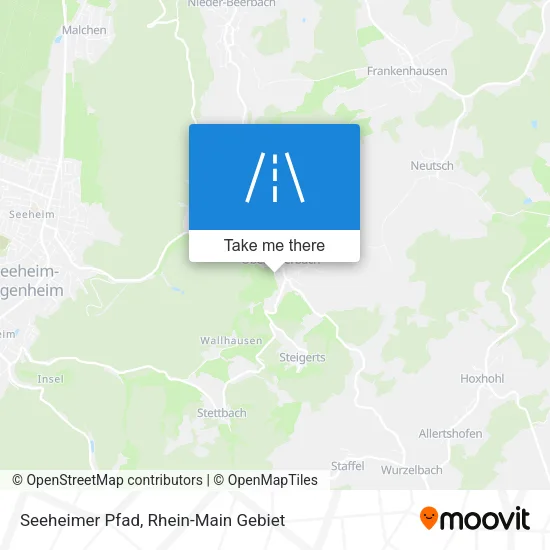 Карта Seeheimer Pfad