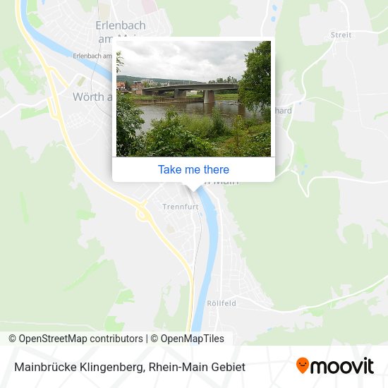 Mainbrücke Klingenberg map