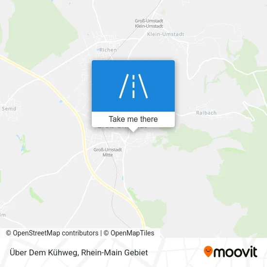 Карта Über Dem Kühweg