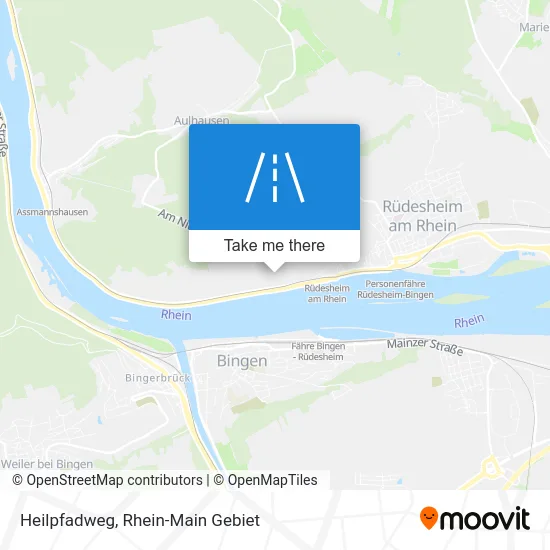 Карта Heilpfadweg