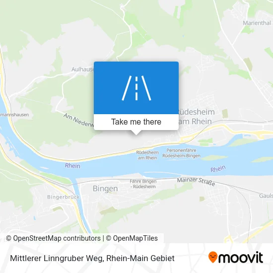 Карта Mittlerer Linngruber Weg