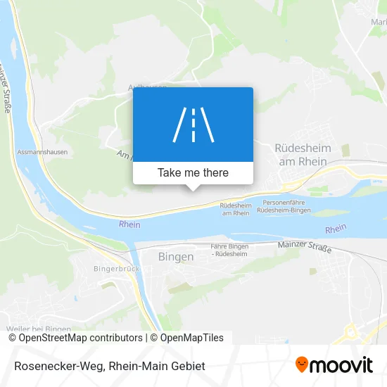 Карта Rosenecker-Weg