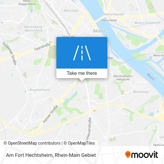 Карта Am Fort Hechtsheim