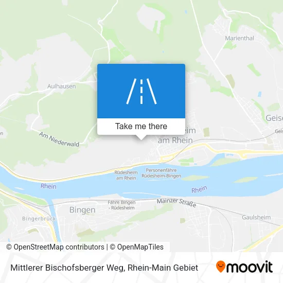 Карта Mittlerer Bischofsberger Weg