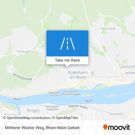 Mittlerer Wüster Weg map