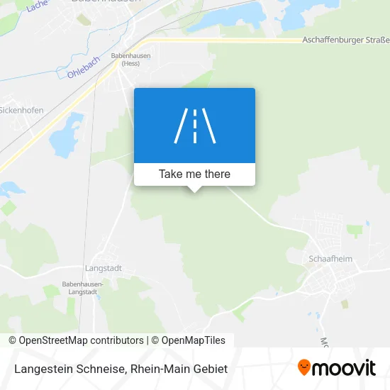 Карта Langestein Schneise