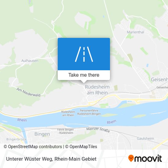 Unterer Wüster Weg map