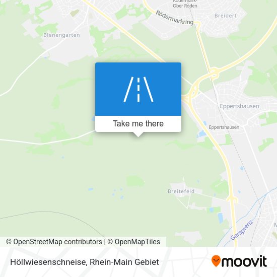 Höllwiesenschneise map
