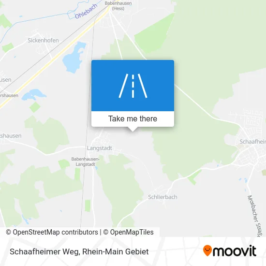 Карта Schaafheimer Weg
