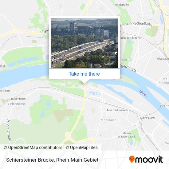 Schiersteiner Brücke map