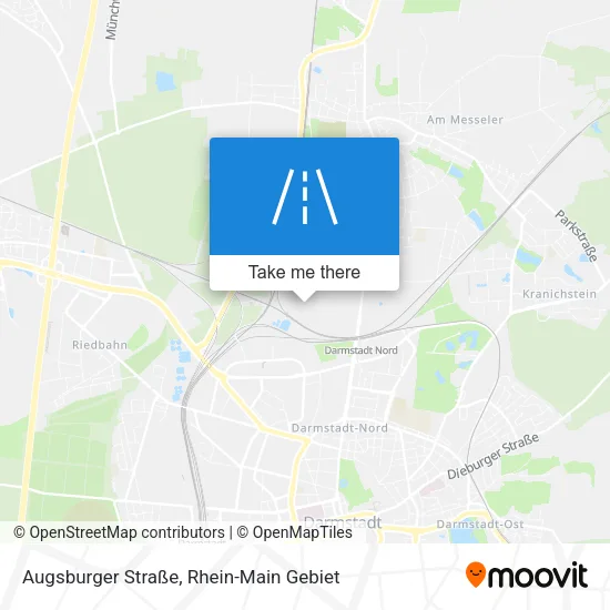 Карта Augsburger Straße
