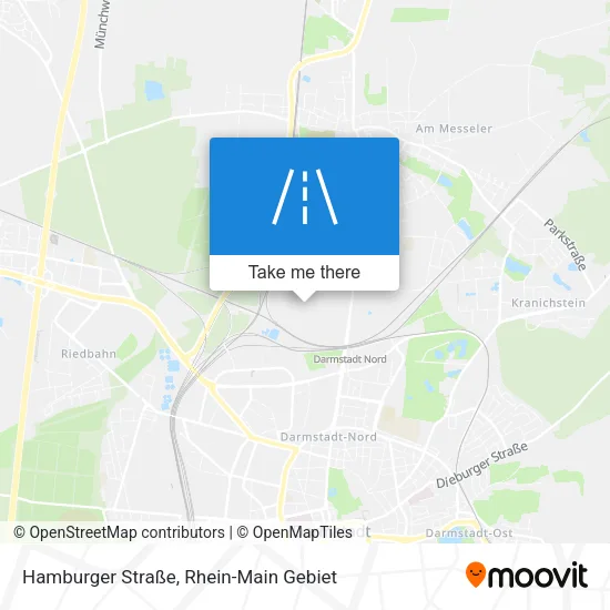 Карта Hamburger Straße