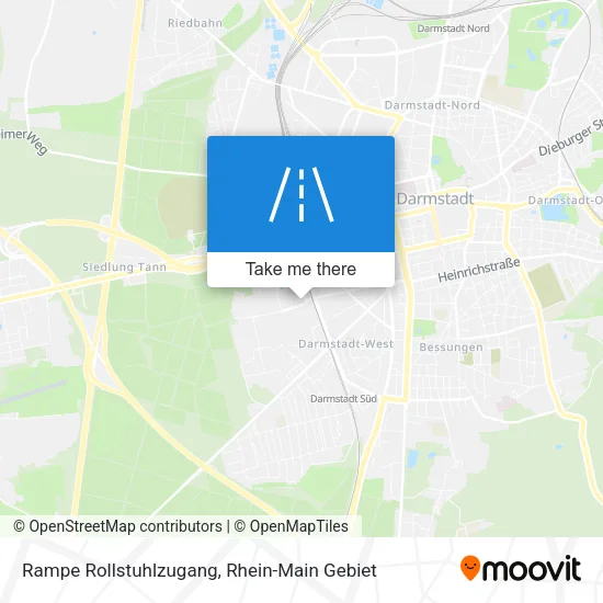Карта Rampe Rollstuhlzugang