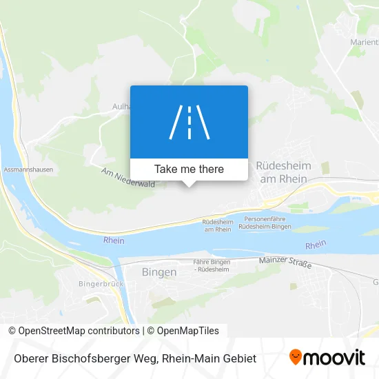 Карта Oberer Bischofsberger Weg