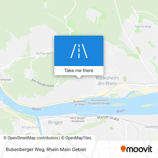 Карта Bubenberger Weg