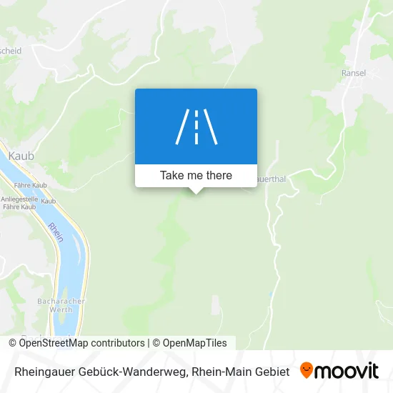 Rheingauer Gebück-Wanderweg map