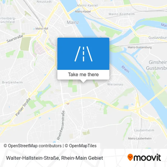 Карта Walter-Hallstein-Straße