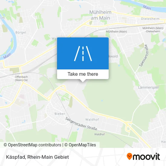 Карта Käspfad