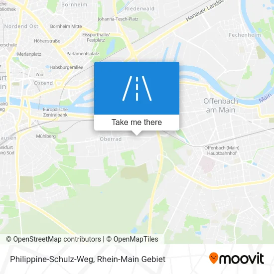 Карта Philippine-Schulz-Weg