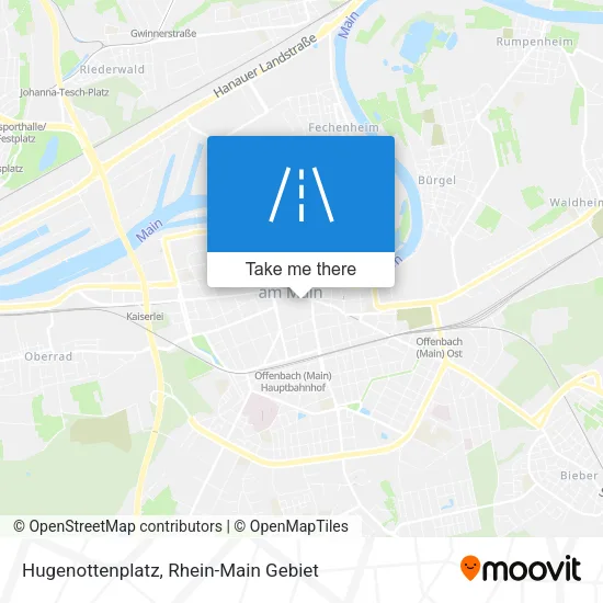 Карта Hugenottenplatz