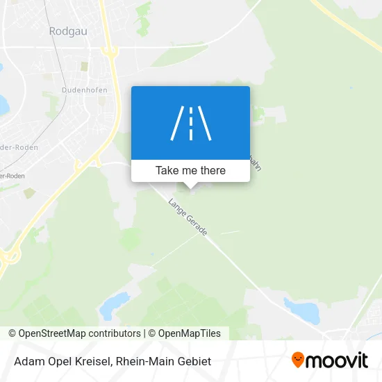 Карта Adam Opel Kreisel