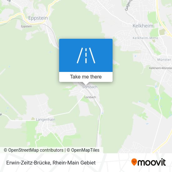 Erwin-Zeitz-Brücke map