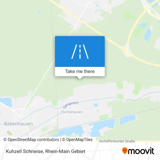 Карта Kuhzell Schneise