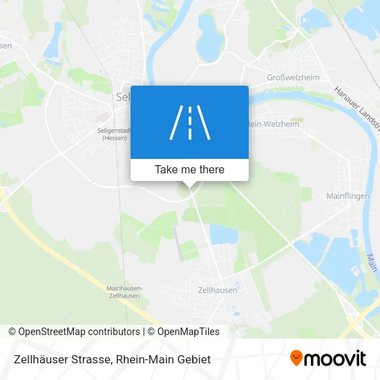 Карта Zellhäuser Strasse