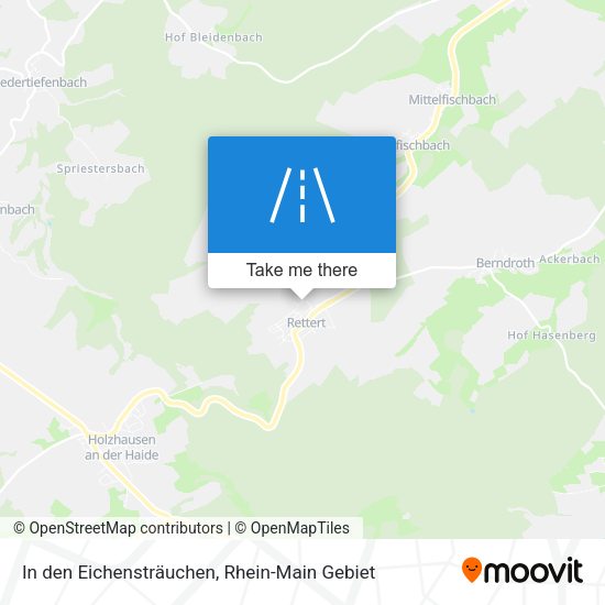 In den Eichensträuchen map